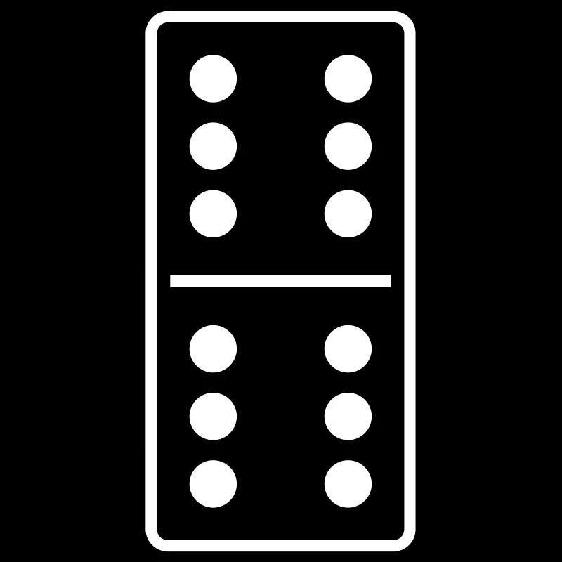 DOMINO STONE 6:6 - VARIABLE COLOR - VECTOR DESIGN!