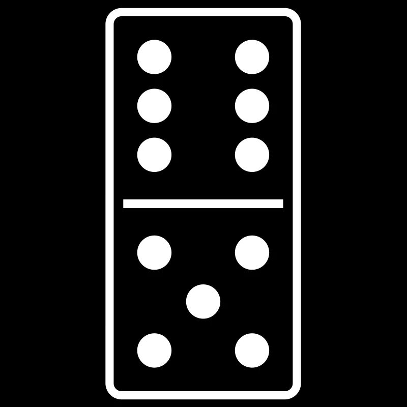 DOMINO STONE 6:5 - VARIABLE COLOR - VECTOR DESIGN!