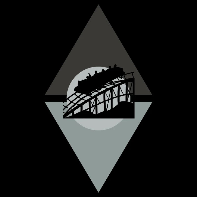 Roller coaster beer mug marquee