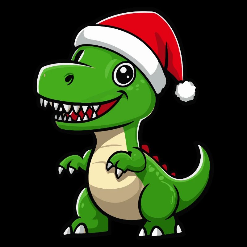 Dinosaure T-Rex Noël Mignon