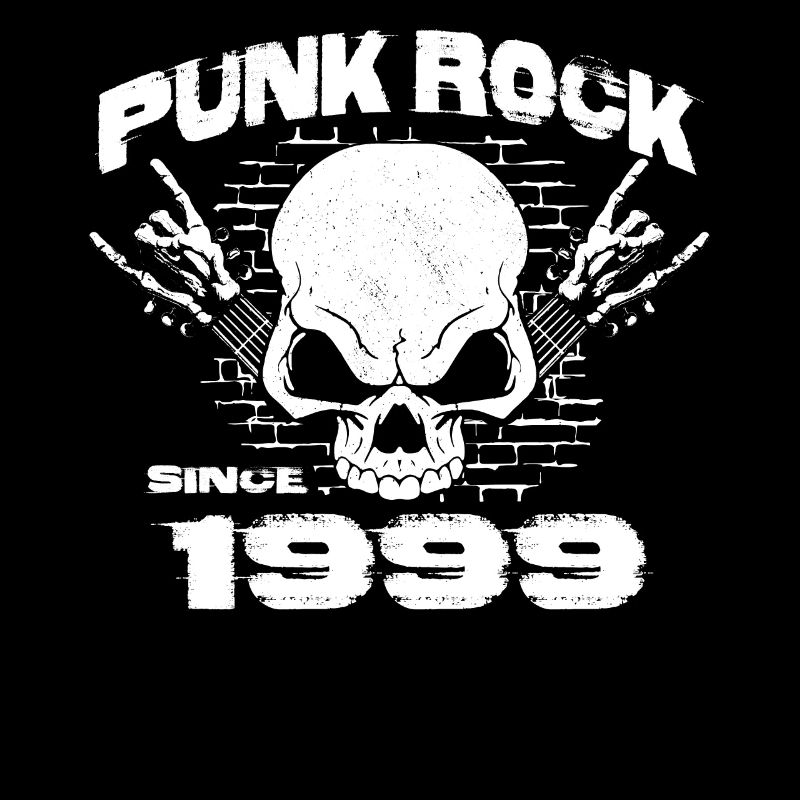 Punk Rock Since 1999 - Skull Rock Hands 25th