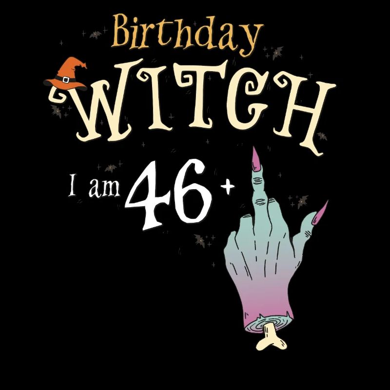 47. Geburtstag Hexe Lustige HallowQueen Trick oder