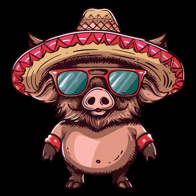 Pig Sombrero Wild Boar