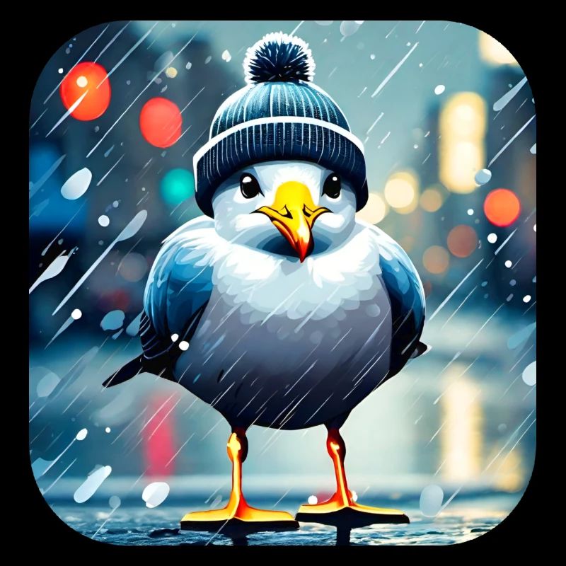 Regen Möwe