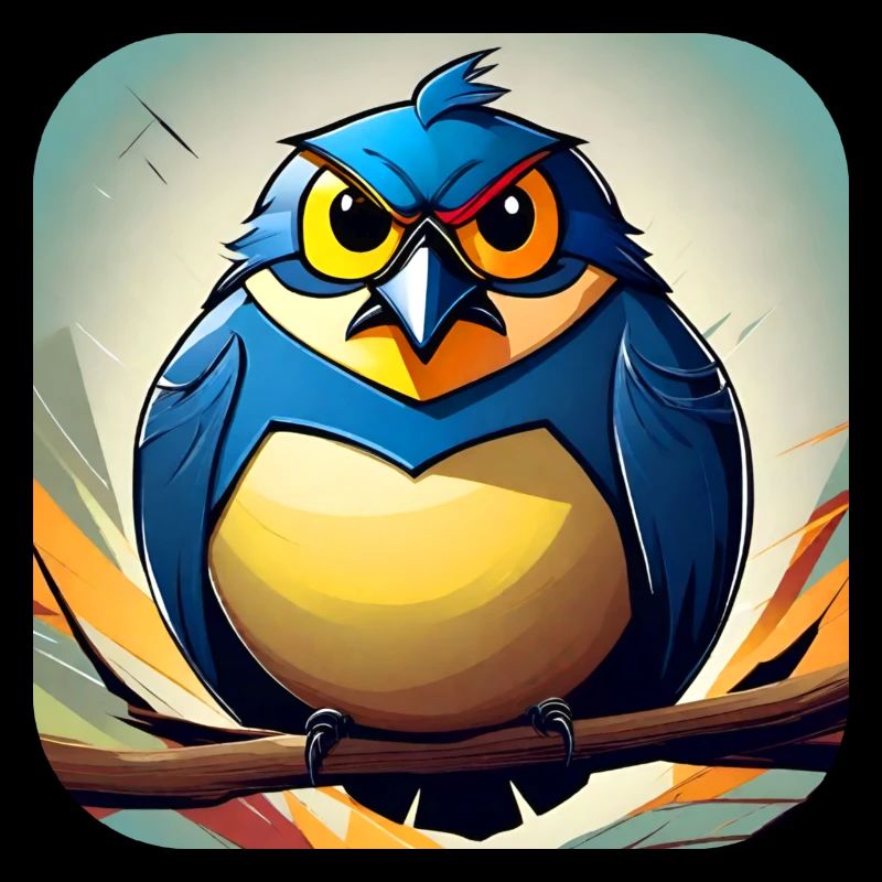 Dicker kleiner Vogel