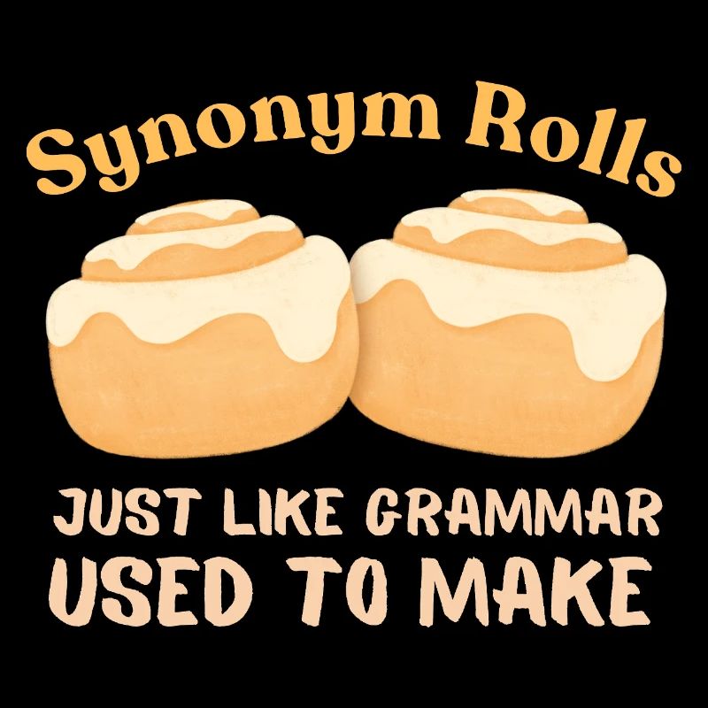Synonym Rolls Grammar Humor Design