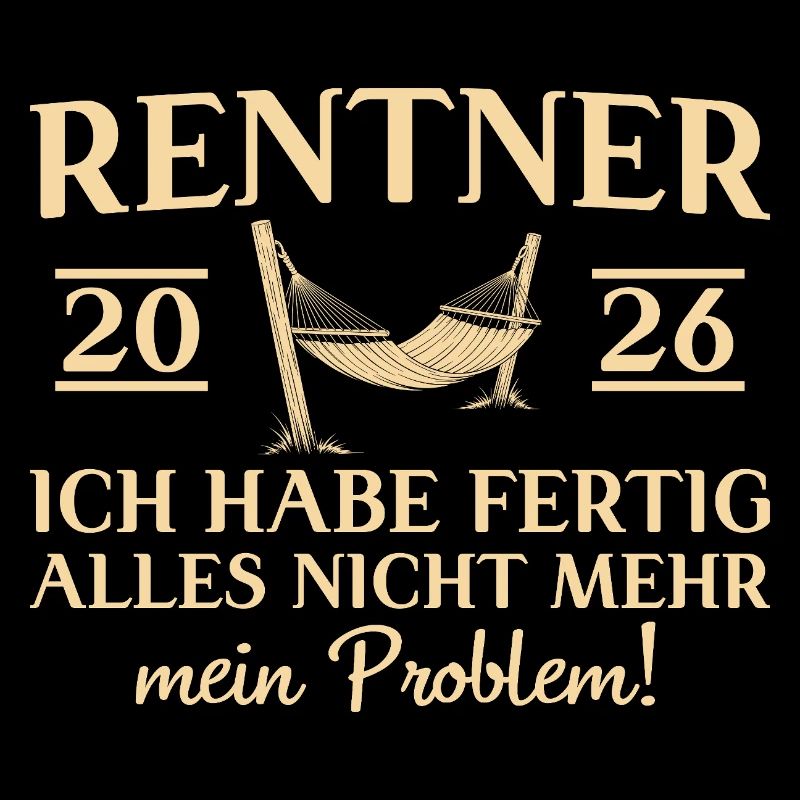 Rentner 2026 Hängematte - Rente Abschied