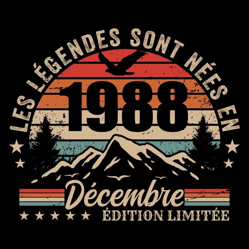 Rétro Décembre 1988 - Cadeau 37 Ans