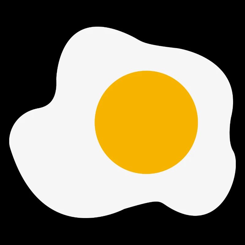 Fried Egg Breakfast Graphic Humor