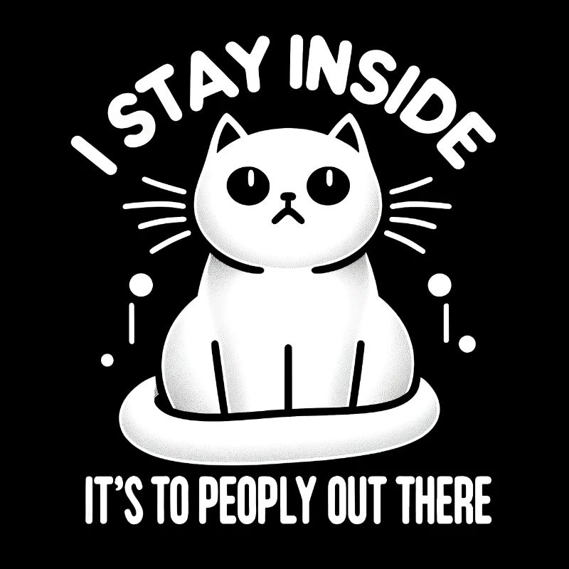 Indoor Cat - Whimsical Design