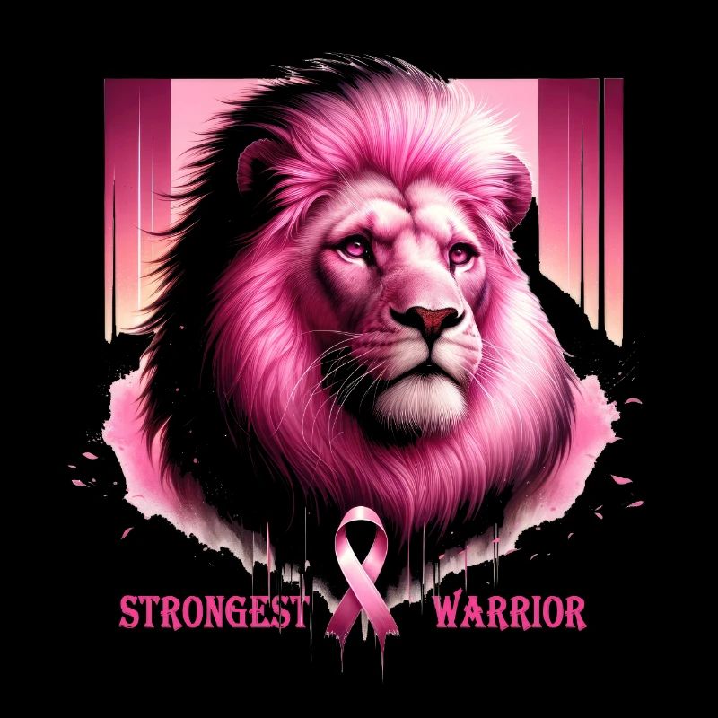 Pink Lion Warrior