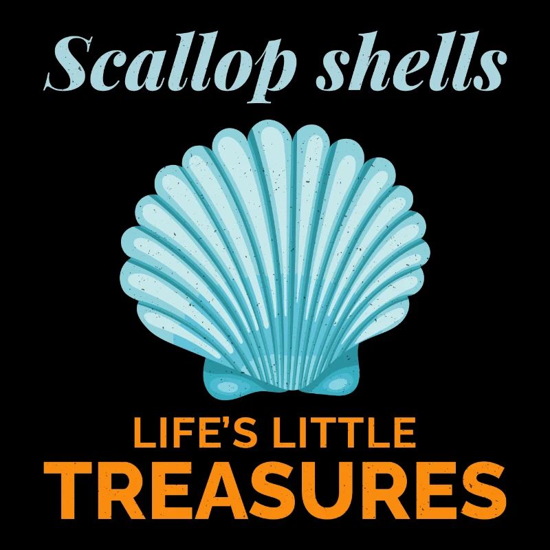 Scallop Seashells Collector Beachcomber Shellfish