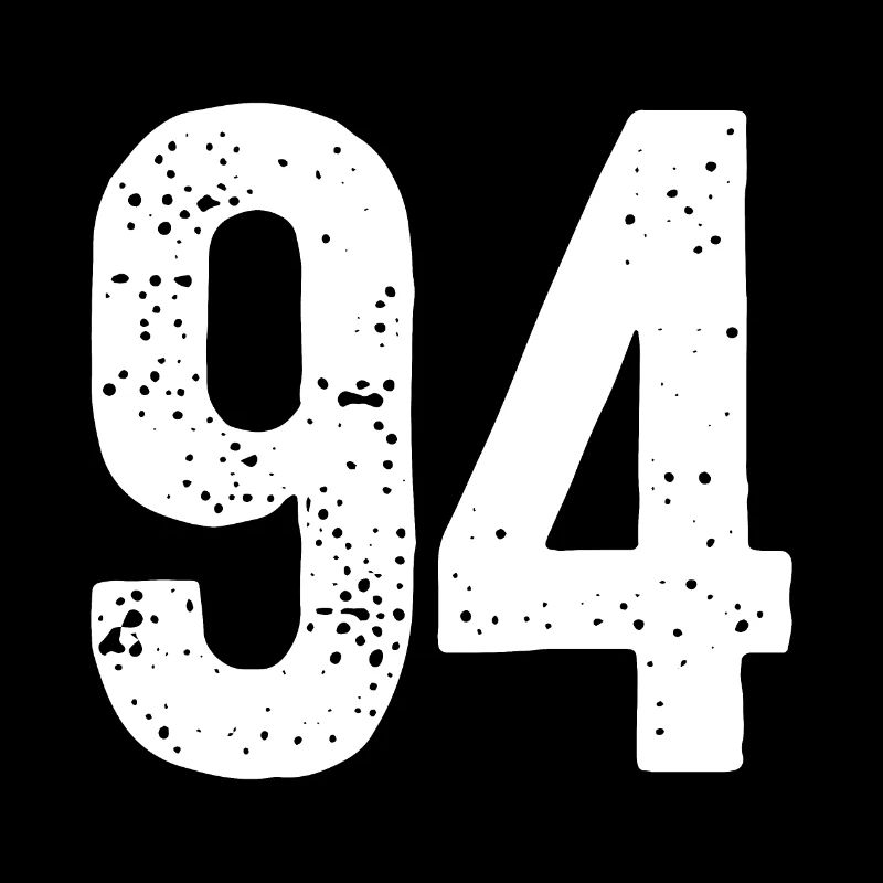 94 Numéros Blanc