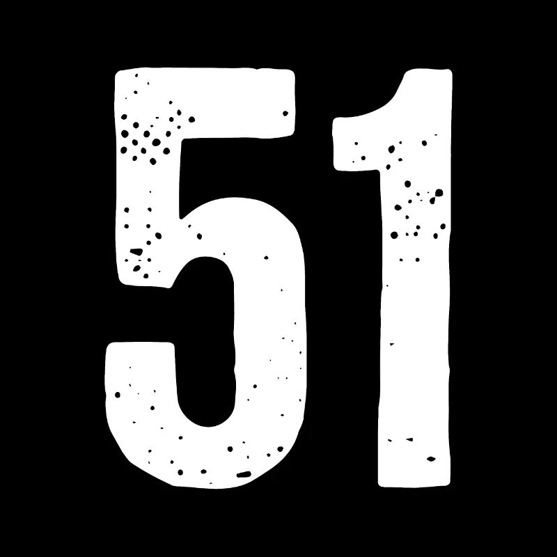 51 Numéros Blanc