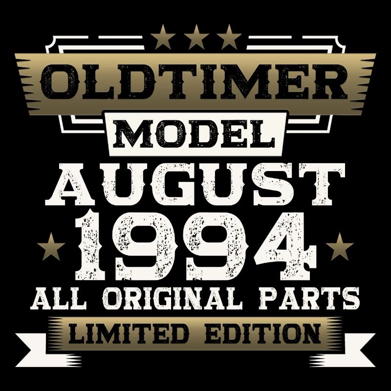 29th Birthday Man Oldtimer August Vintage 1994