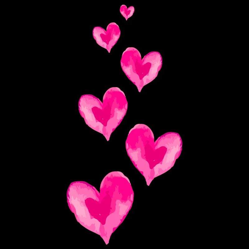 Symbole d'amour coeurs Saint Valentin