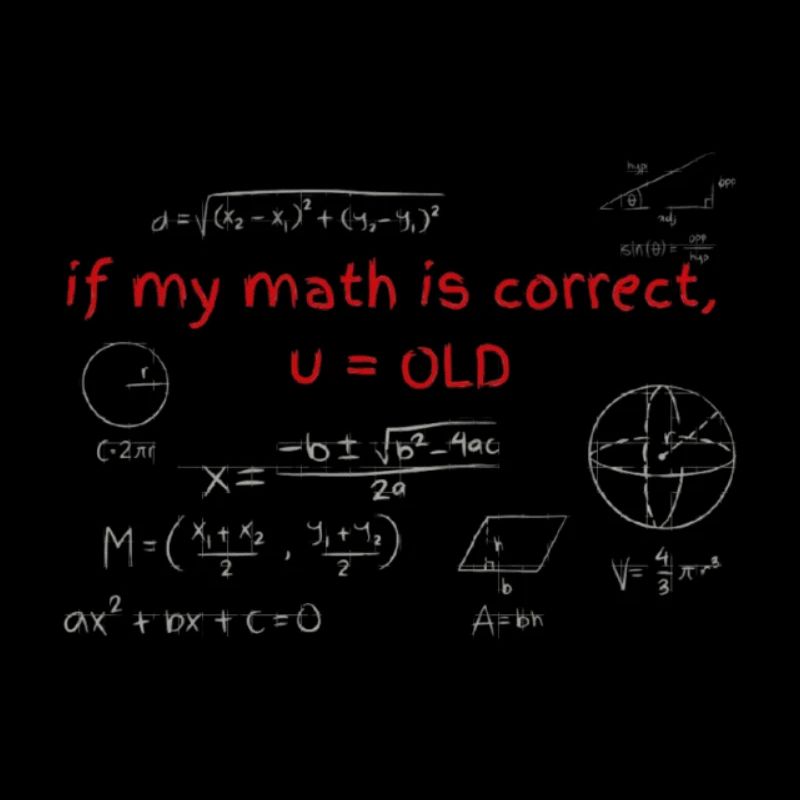 Birthday gift for math fans