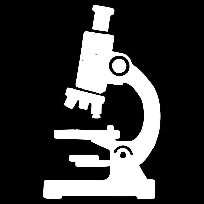 Microscope Silhouette Laboratory