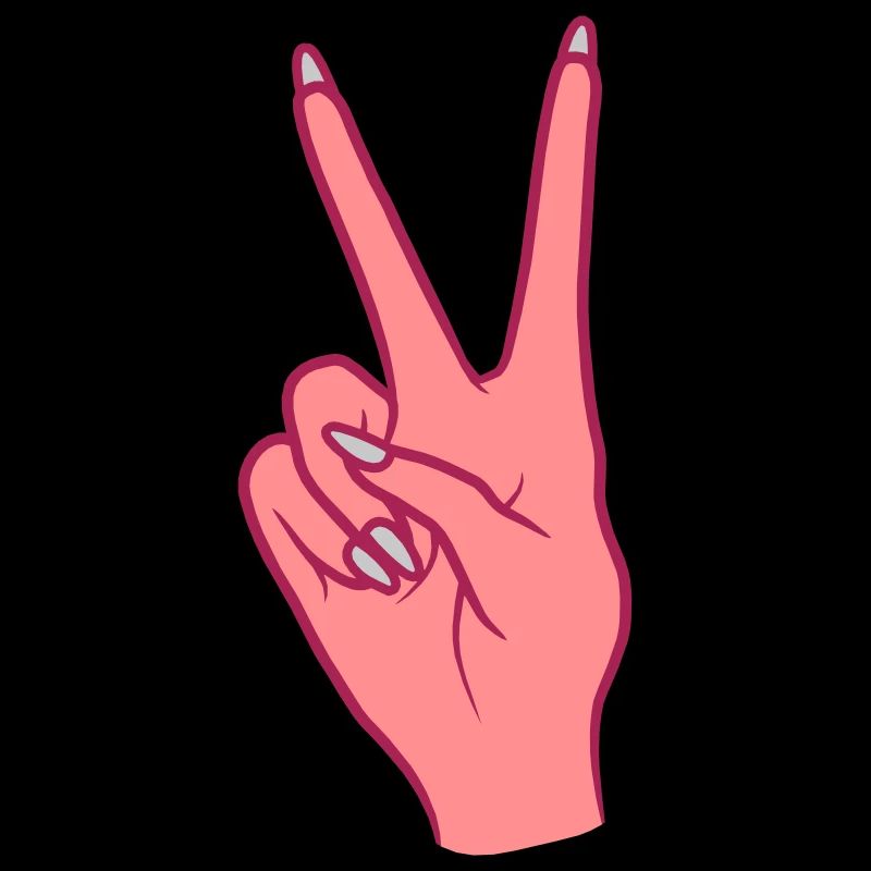 Victory Handzeichen Peace Symbol