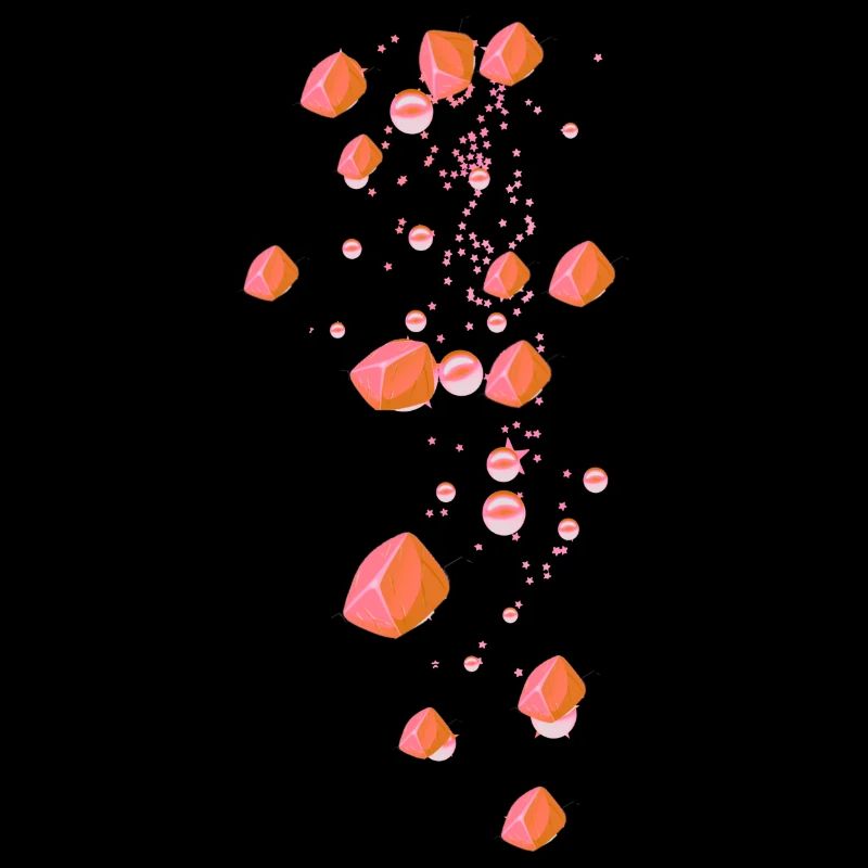 Gemstones, Red, Pearls, Stars, Stones, Ruby