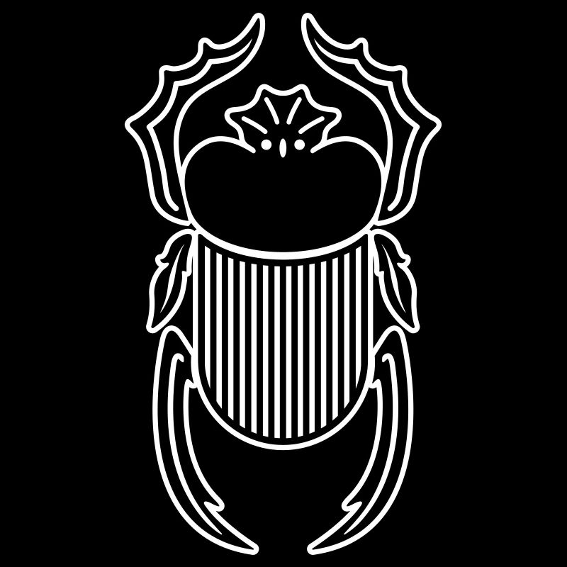 Mystischer Skarabäus: Symbolisches T-Shirt