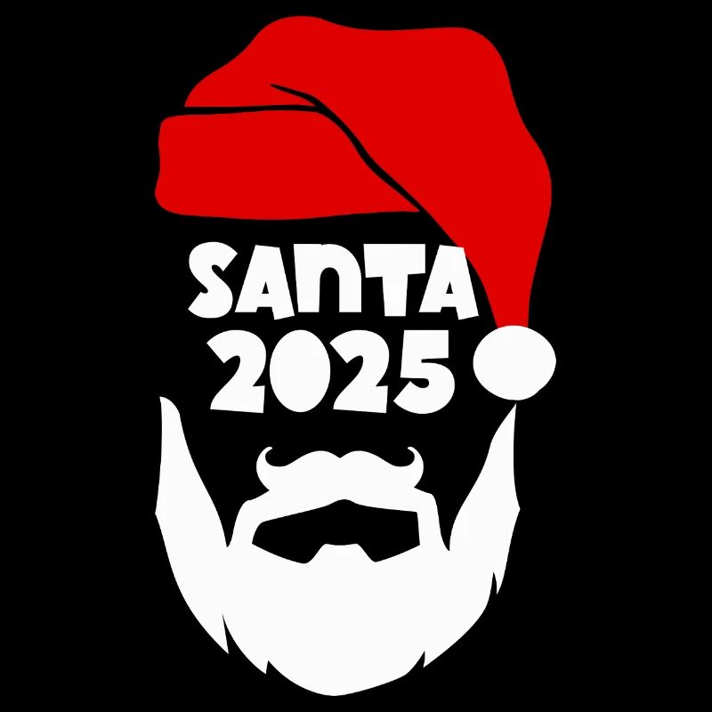 Santa 2025 Silhouette Tee