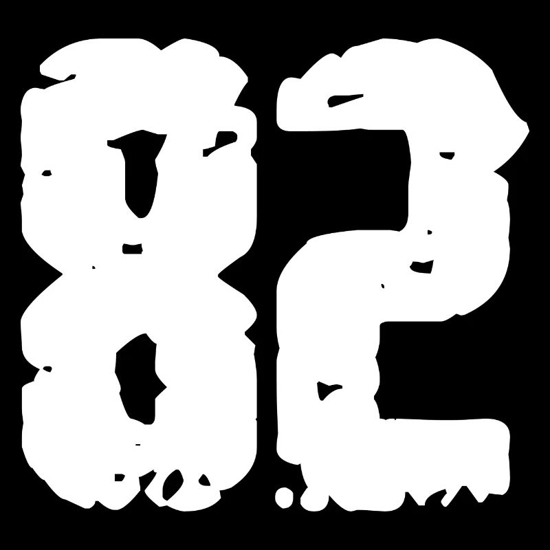 82 Number Vintage
