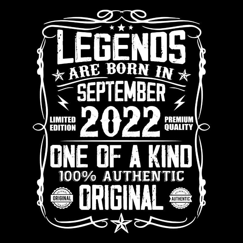 September 2022 Vintage Retro Birthday Gift