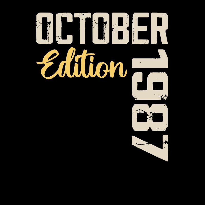 Oktober 1987 Vintage - Retro Geburtstagsgeschenk