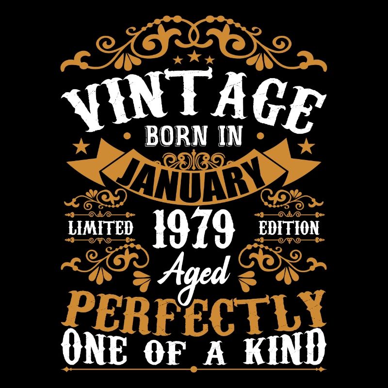 Januar 1979 Vintage Retro Geburtstagsgeschenk