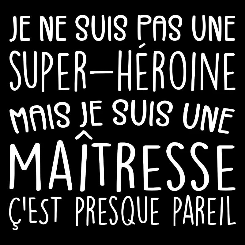 maîtresse humour maitresse d'école cadeau