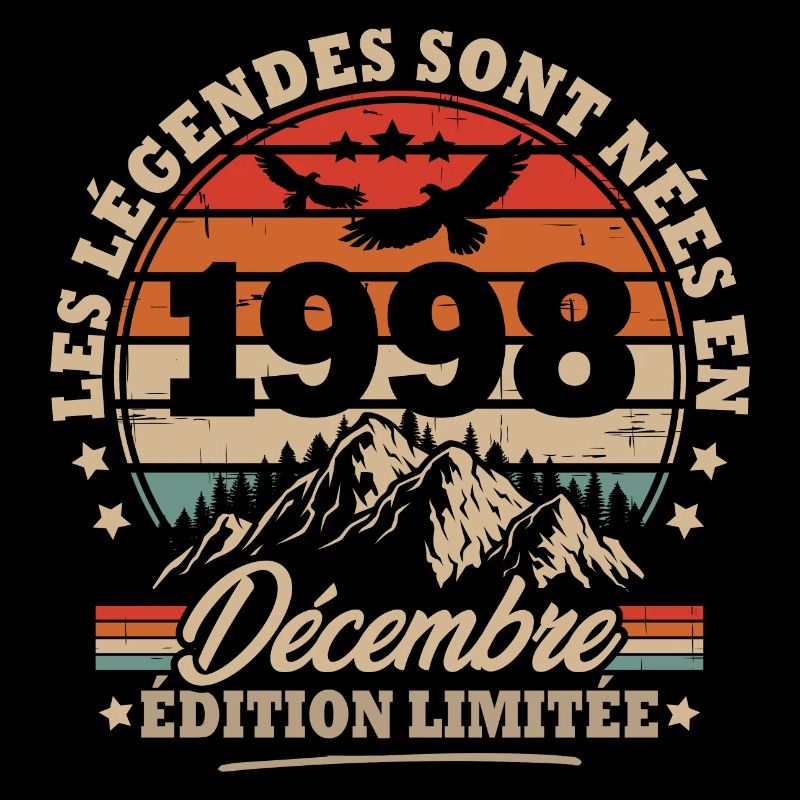 Geburtstagsgeschenk geboren im Dezember 1998