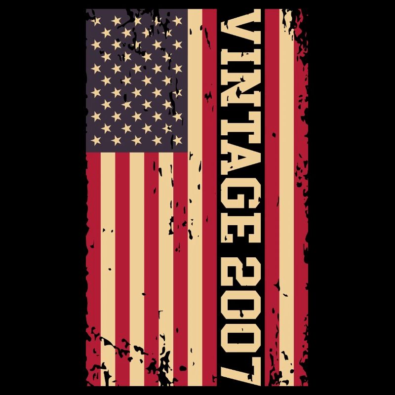 Millésime 2007 Drapeau des États-Unis