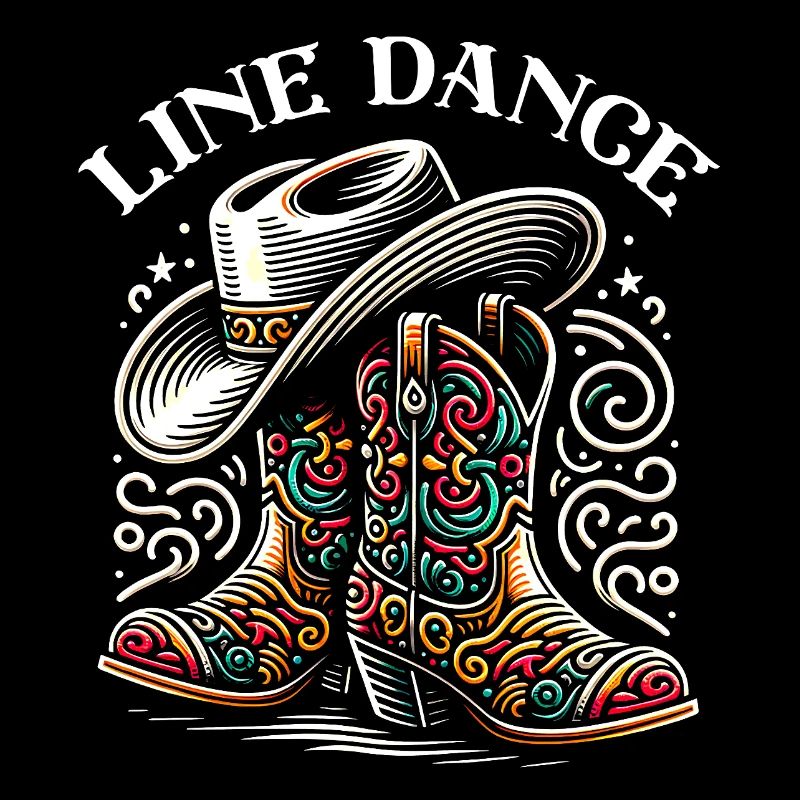 Line Dance Zeit Line Dancing Tanzen