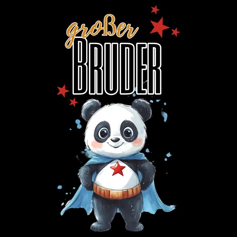Großer Bruder Panda Superheld