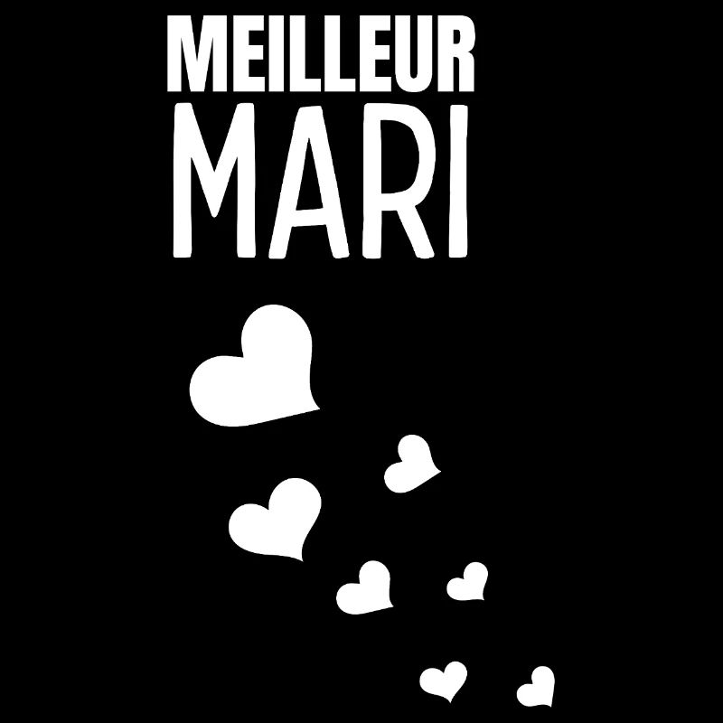 Bester Ehemann Tippfehler und Herzen