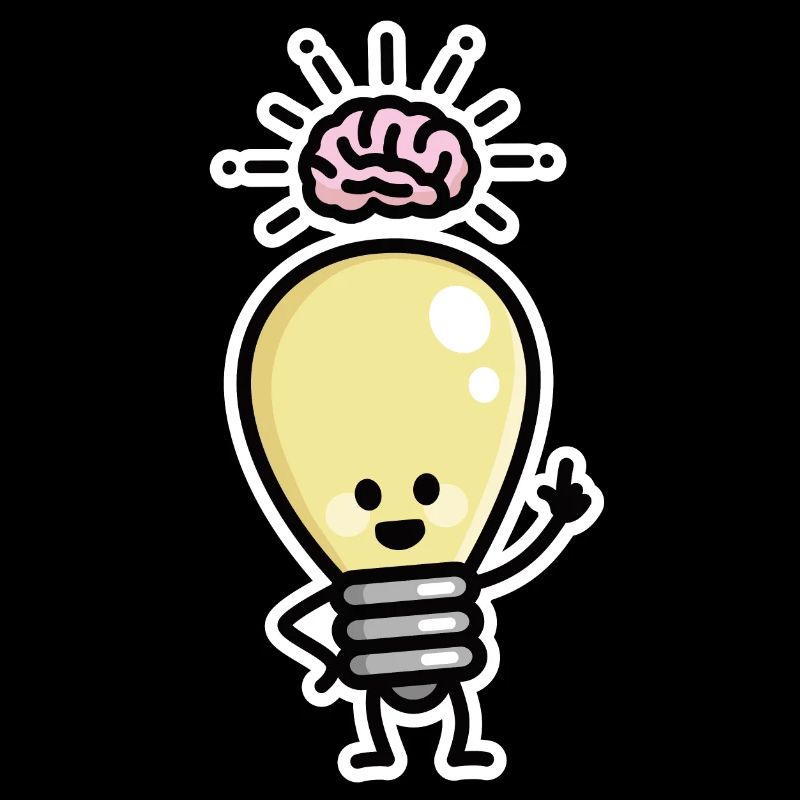 Light Bulb Idea Brains Creative Genius Creativity