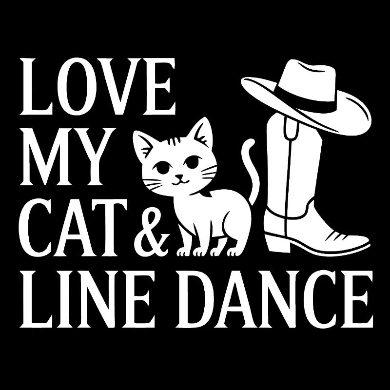 Ich liebe meine Katze und Line Dance