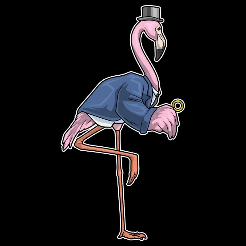 Flamingo Bräutigam Ehering Hochzeit