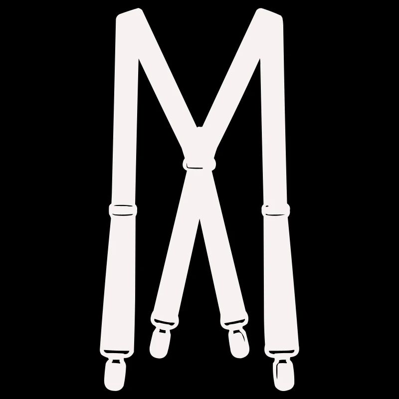 Illustration des bretelles blanches