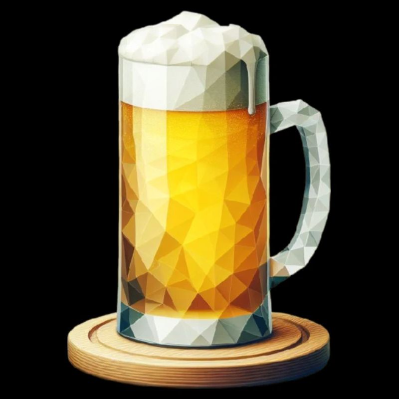 Chope de bière Polygon