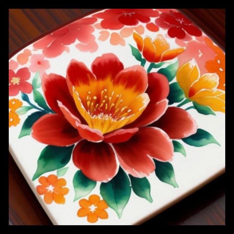 Vibrant Fireside Bloom