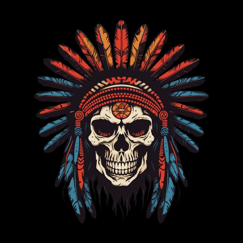 Crâne de chef indien Apache