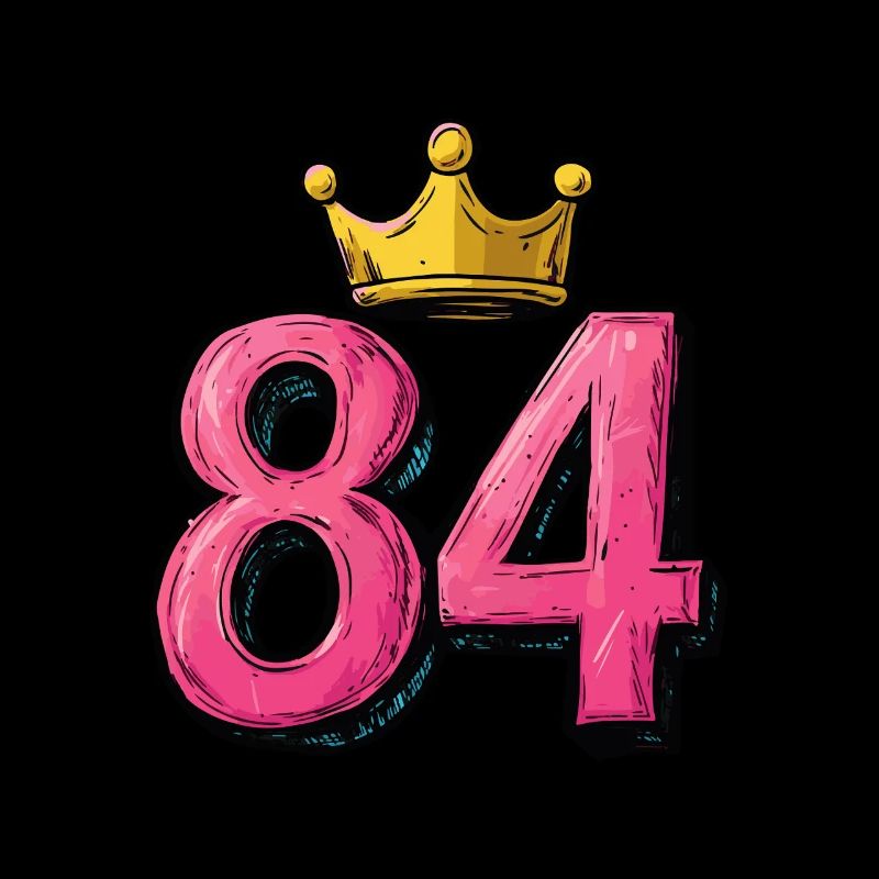 84 Numéro Jersey Couronne