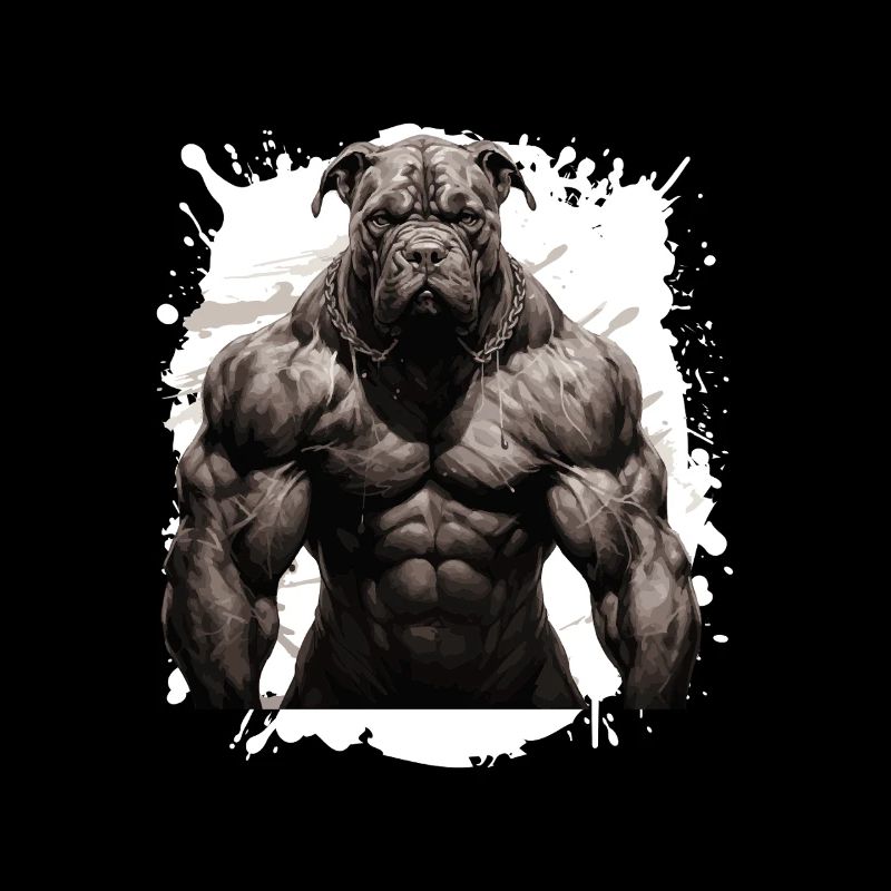 Cane Corso Hund Muskeln