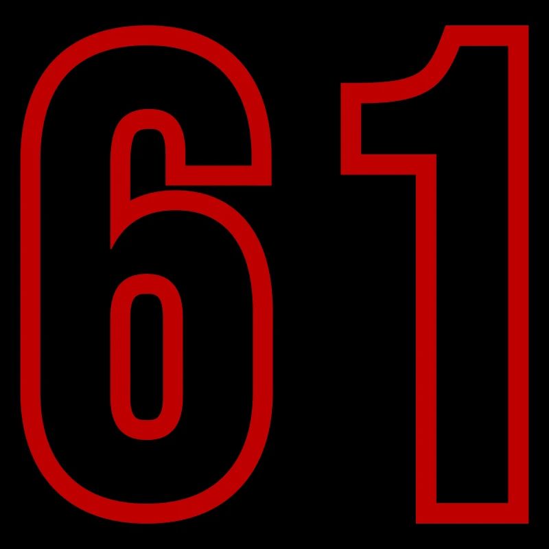 61 Number Years Jersey
