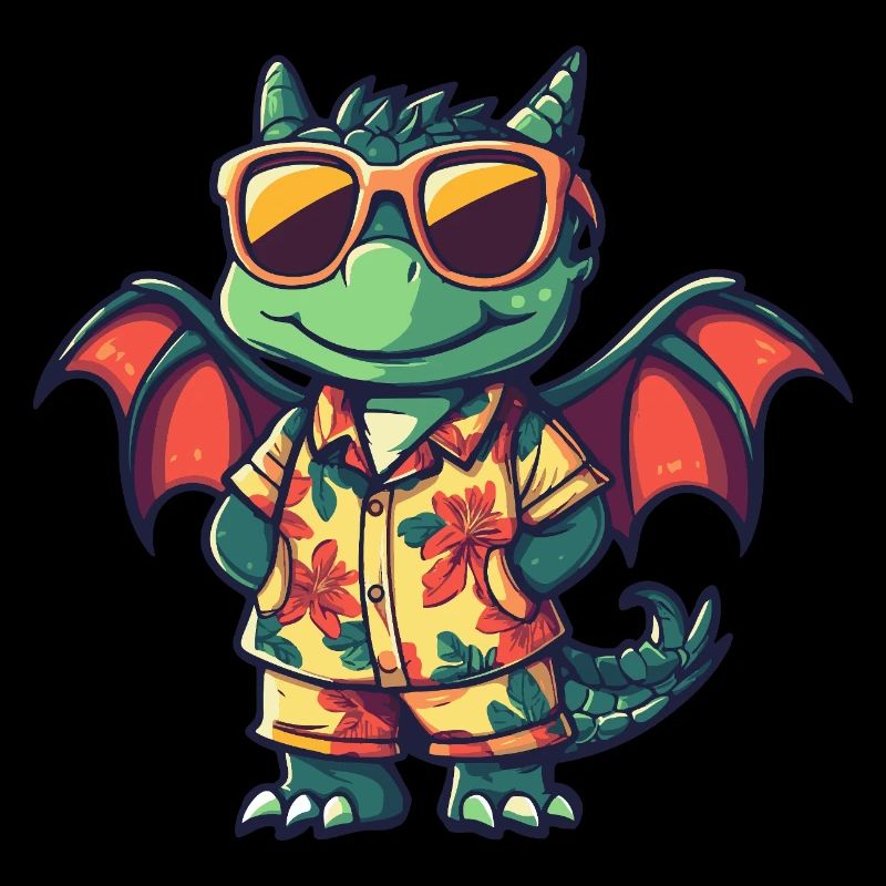 Drache Cool Sommer