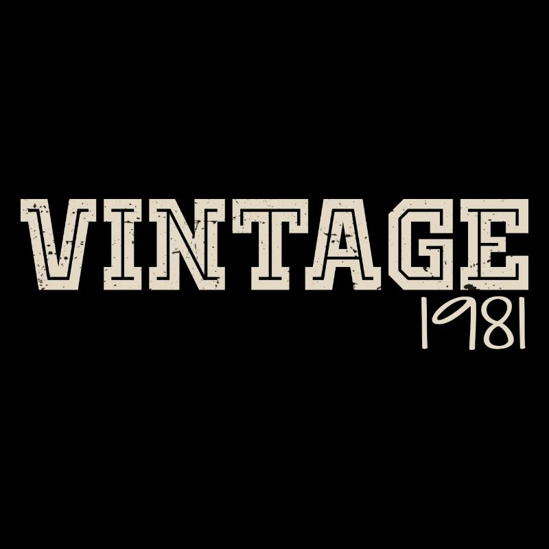 Vintage 1981 Original 1981 Retro 1981 Gift 1981