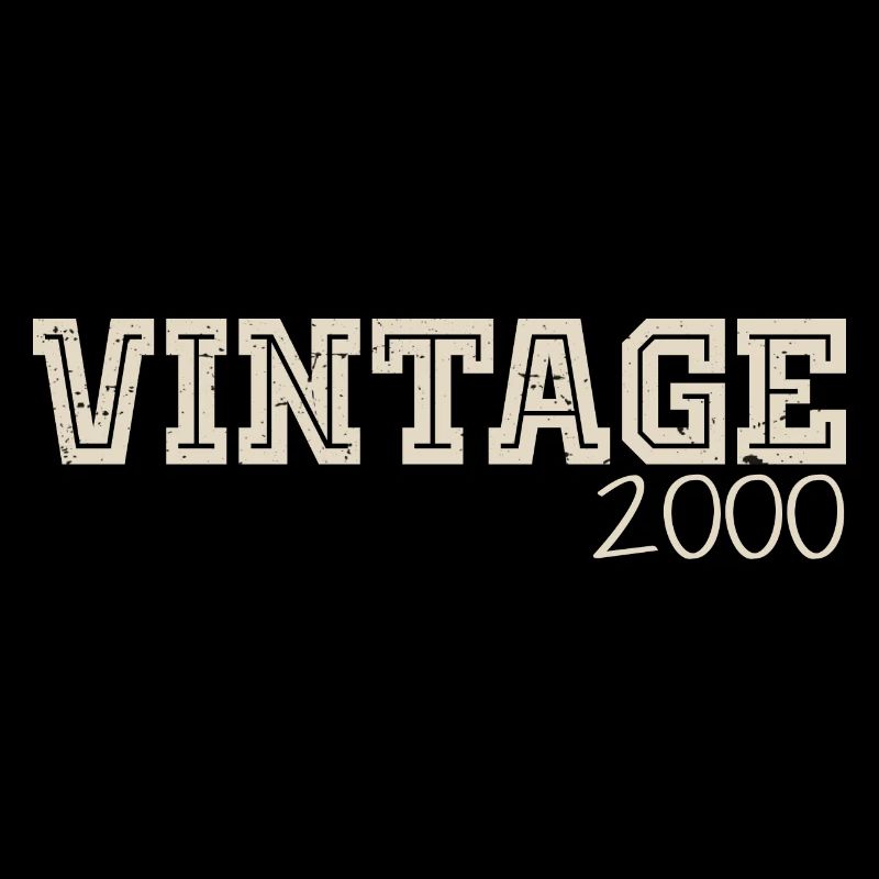 Jahrgang 2000 Original 2000 Retro 2000 Geschenk 2000