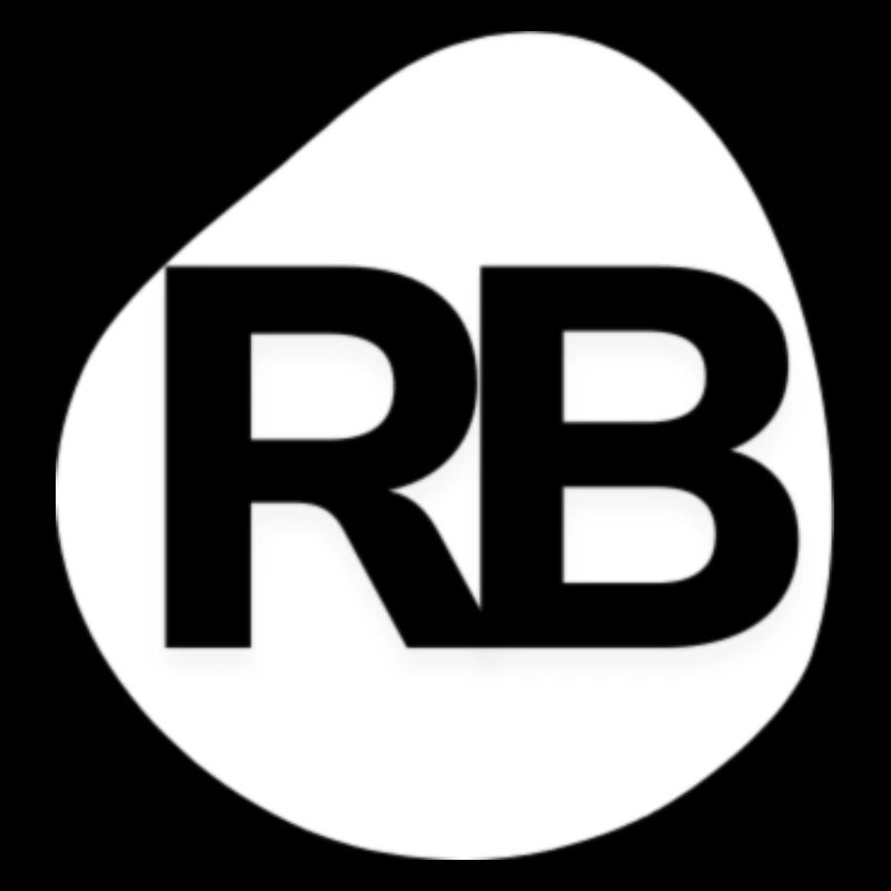 Ikonisches runblk Design - Schwarz, minimalistisch